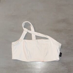 Tiger Friday High Drama crop top-white